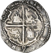 2 Reales - Philip II, Bolivia, 1574-1579 reverse image