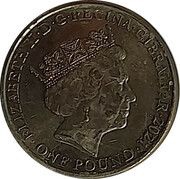 1 Pound - Elizabeth II Queen's 95th Birthday obverse image