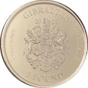 1 Pound Perseus with Medusa's Head obverse image