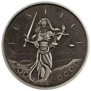 1 Pound Lady Justice, United Kingdom, 2021-2023 reverse image