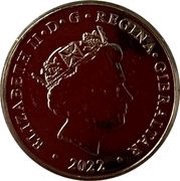 1 Pound - Elizabeth II Posthumous; Calpe House Award 2022 obverse image