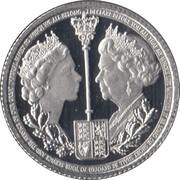 1 Sovereign - Elizabeth II Platinium Jubilee - Two Portraits, United Kingdom, 2022 reverse image