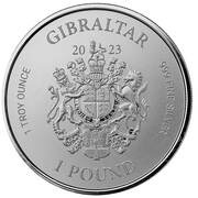 1 Pound War Elephant obverse image