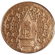 1 Pound - Charles III Coronation, United Kingdom, 2023 reverse image