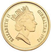 2 Pounds - Elizabeth II Christopher Columbus; Gold Proof obverse image