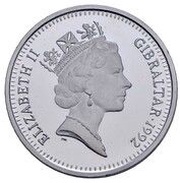 2 Pounds - Elizabeth II Christopher Columbus; Platinium Proof obverse image