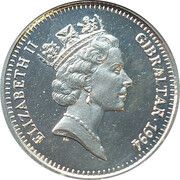 2 Pounds - Elizabeth II Royal Visit; Silver Proof obverse image