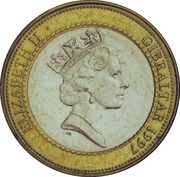 2 Pounds - Elizabeth II The Nemean Lion obverse image