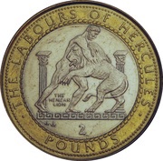 2 Pounds - Elizabeth II The Nemean Lion, United Kingdom, 1997 reverse image
