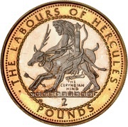 2 Pounds - Elizabeth II The Ceryneian Hind, United Kingdom, 1998 reverse image