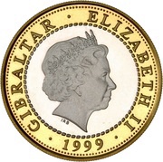 2 Pounds - Elizabeth II The Augean Stables obverse image