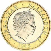 2 Pounds - Elizabeth II The Girdle of Hippolyta obverse image