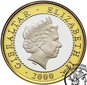 2 Pounds - Elizabeth II The Girdle of Hippolyta; Silver Proof obverse image
