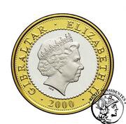 2 Pounds - Elizabeth II The Cattle of Geryon; Silver Proof obverse image