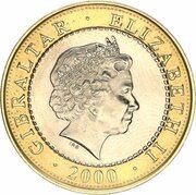 2 Pounds - Elizabeth II The Apples of the Hesperides obverse image