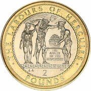 2 Pounds - Elizabeth II The Apples of the Hesperides, United Kingdom, 2000 reverse image