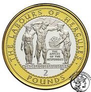 2 Pounds - Elizabeth II The Apples of the Hesperides; Silver Proof, United Kingdom, 2000 reverse image