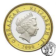 2 Pounds - Elizabeth II Hercules and the Cerberus; Silver Proof obverse image