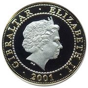 2 Pounds - Elizabeth II Union Flag ; Silver Proof obverse image