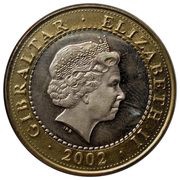 2 Pounds - Elizabeth II 4th portrait obverse image