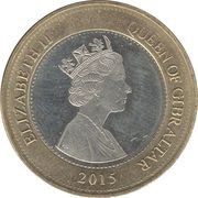 2 Pounds - Elizabeth II 3rd portrait obverse image
