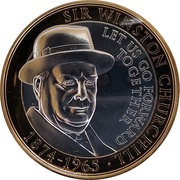 2 Pounds - Elizabeth II Let us go forward together, United Kingdom, 2015 reverse image