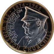 2 Pounds - Elizabeth II We shall fight on the beaches, United Kingdom, 2015 reverse image