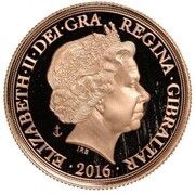 2 Sovereigns - Elizabeth II Battle of the Atlantic obverse image