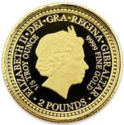 2 Pounds - Elizabeth II Royal Arms of England obverse image
