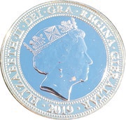 2 Pounds - Elizabeth II Breast Cancer Support Gibraltar obverse image