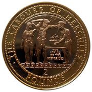 2 Pounds - Elizabeth II The Apples of the Hesperides, United Kingdom, 2020 reverse image