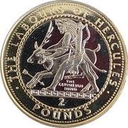 2 Pounds - Elizabeth II The Ceryneian Hind, United Kingdom, 2020 reverse image