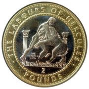 2 Pounds - Elizabeth II The Nemean Lion, United Kingdom, 2020 reverse image
