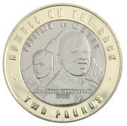 2 Pounds Rumble on the Rock, United Kingdom, 2021 reverse image