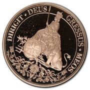 5 Sovereigns - Elizabeth and the Lion, United Kingdom, 2021 reverse image
