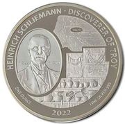 2 Pounds Heinrich Schliemann, United Kingdom, 2022 reverse image