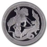 2 Sovereigns - Elizabeth II Saint George’s Battle, United Kingdom, 2022 reverse image