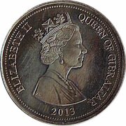 3 Pounds - Elizabeth II Treaty of Utrecht obverse image