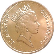 5 Pounds - Elizabeth II Hercules obverse image