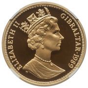 5 Sovereigns - Elizabeth II Regal Coinage obverse image