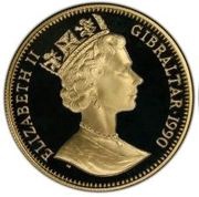 5 Sovereigns - Elizabeth II Constitution obverse image