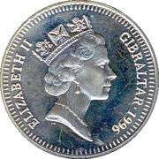 5 Pounds - Elizabeth II Centennial of the Olympics obverse image