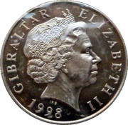 5 Pounds - Elizabeth II Eurofighter over map obverse image