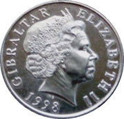 5 Pounds - Elizabeth II Prince Charles-50th Birthday obverse image