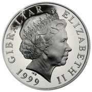 5 Pounds - Elizabeth II Mediterranean Rowing Club; Silver Proof obverse image