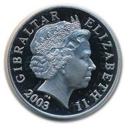 5 Pounds - Elizabeth II Elizabeth I; Silver Proof obverse image