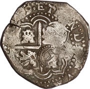 7½ Reales - Philip IV, Bolivia, 1649-1650 reverse image
