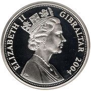 5 Pounds - Elizabeth II 2004 Summer Olympics - Greece obverse image