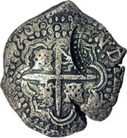 7½ Reales - Philip IV, Bolivia, 1649-1652 reverse image