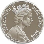 5 Pounds - Elizabeth II Liberation of Paris obverse image